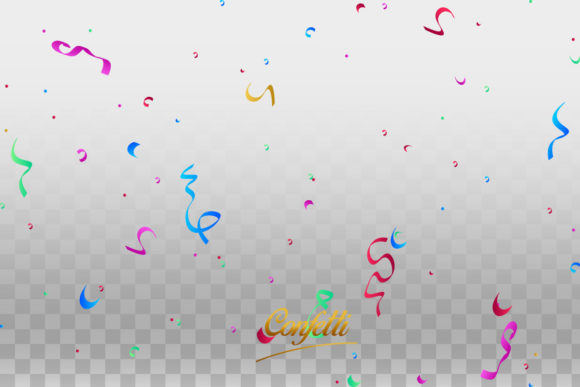 Celebration Confetti Vector Illustration