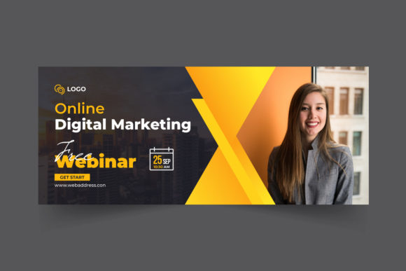 Designing a Pro Digital Marketing Webinar Web Banner