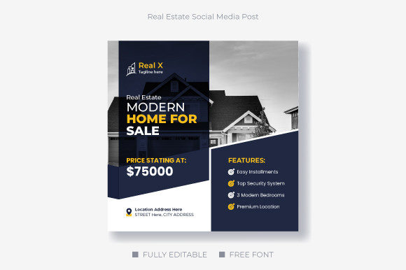 Elevate Your Brand with a Premium Real Estate Design Template