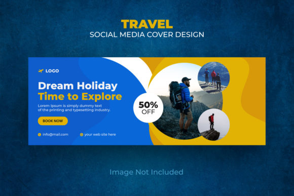 Elevate Your Brand with a Travel Facebook Cover Design Template
