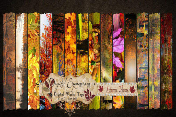 Elevating Seasonal Design: The Strategic Value of Digital Autumn Printable Washi Tape