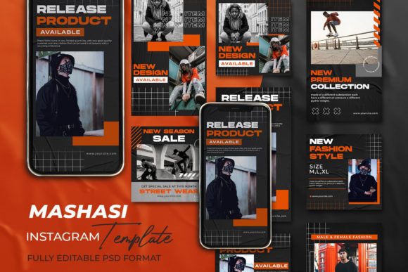 Elevating Your Brand with MASASHI - Instagram Stories Post Templates