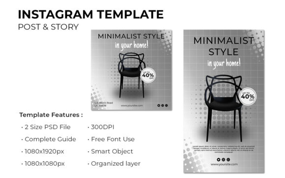 Elevating Your Brand with Professional Instagram Post Furniture Templates