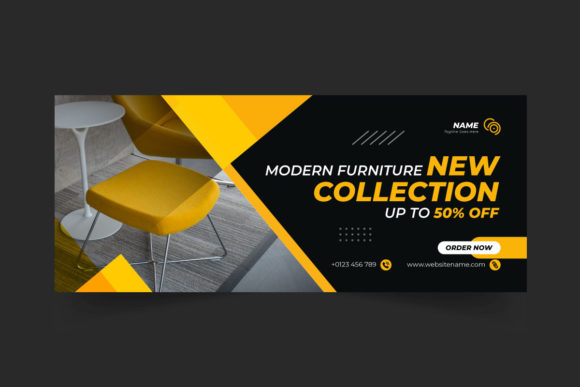 Flat Furniture Sale Web Banner: A Practical Tool for Modern Designers and Marketers