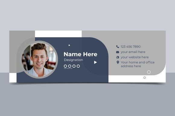 Professional Email Signature Template Design
